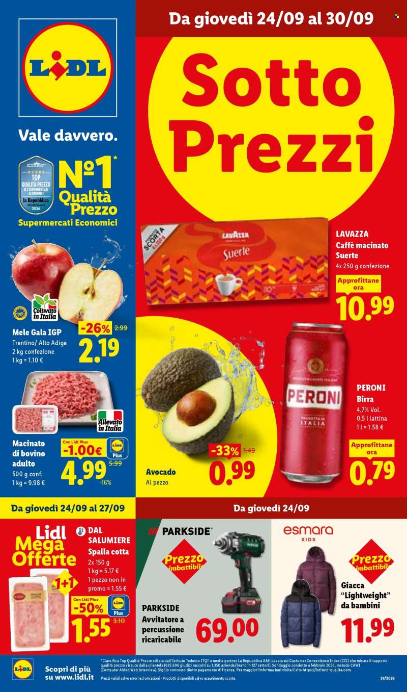 Volantino Lidl - 24/9/2026 - 30/9/2026.