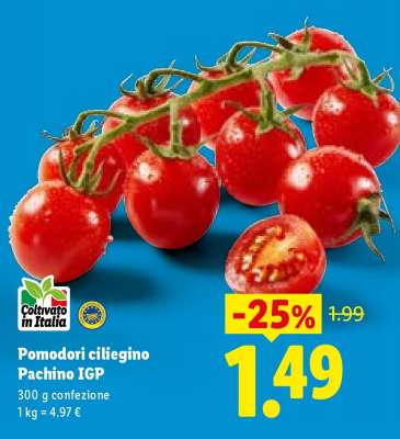 Pomodori Ciliegino Pachino IGP