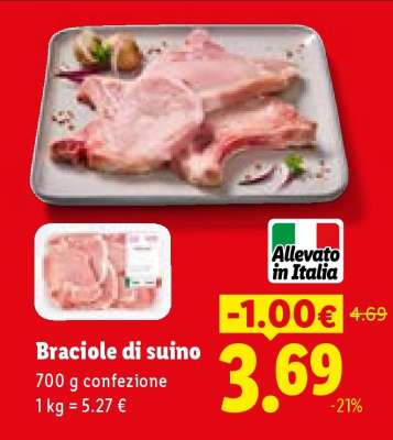 Braciole di suino