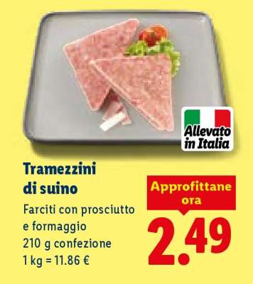 Tramezzini di suino