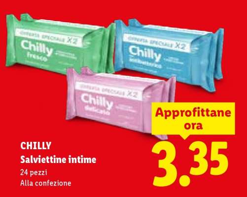 Chilly Salviettine intime