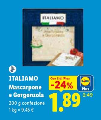 Italiamo Mascarpone e gorgonzola
