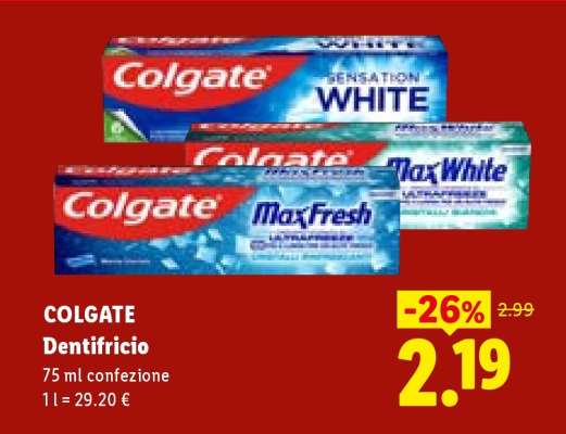 Colgate Dentifricio