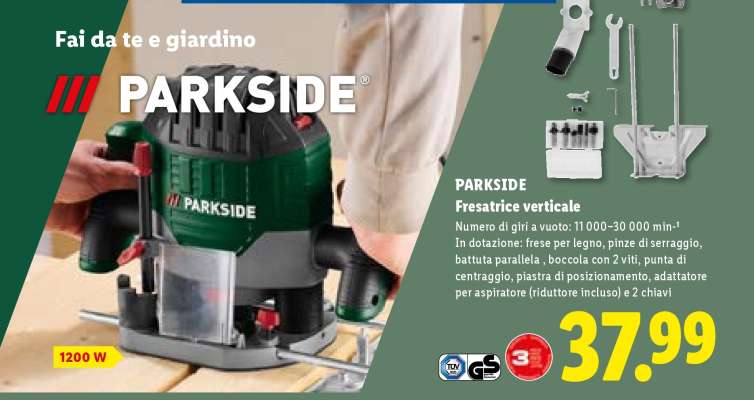 PARKSIDE Fresatrice verticale