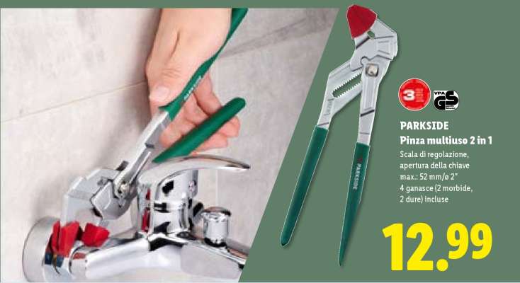 PARKSIDE Pinza multiuso 2 in 1
