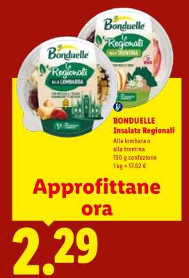 BONDUELLE Insalate Regionali