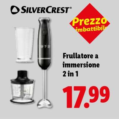 SILVERCREST Frullatore a immersione 2 in 1