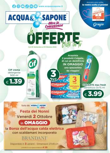 Volantino Acqua & Sapone - 20/9/2026 - 10/10/2026.