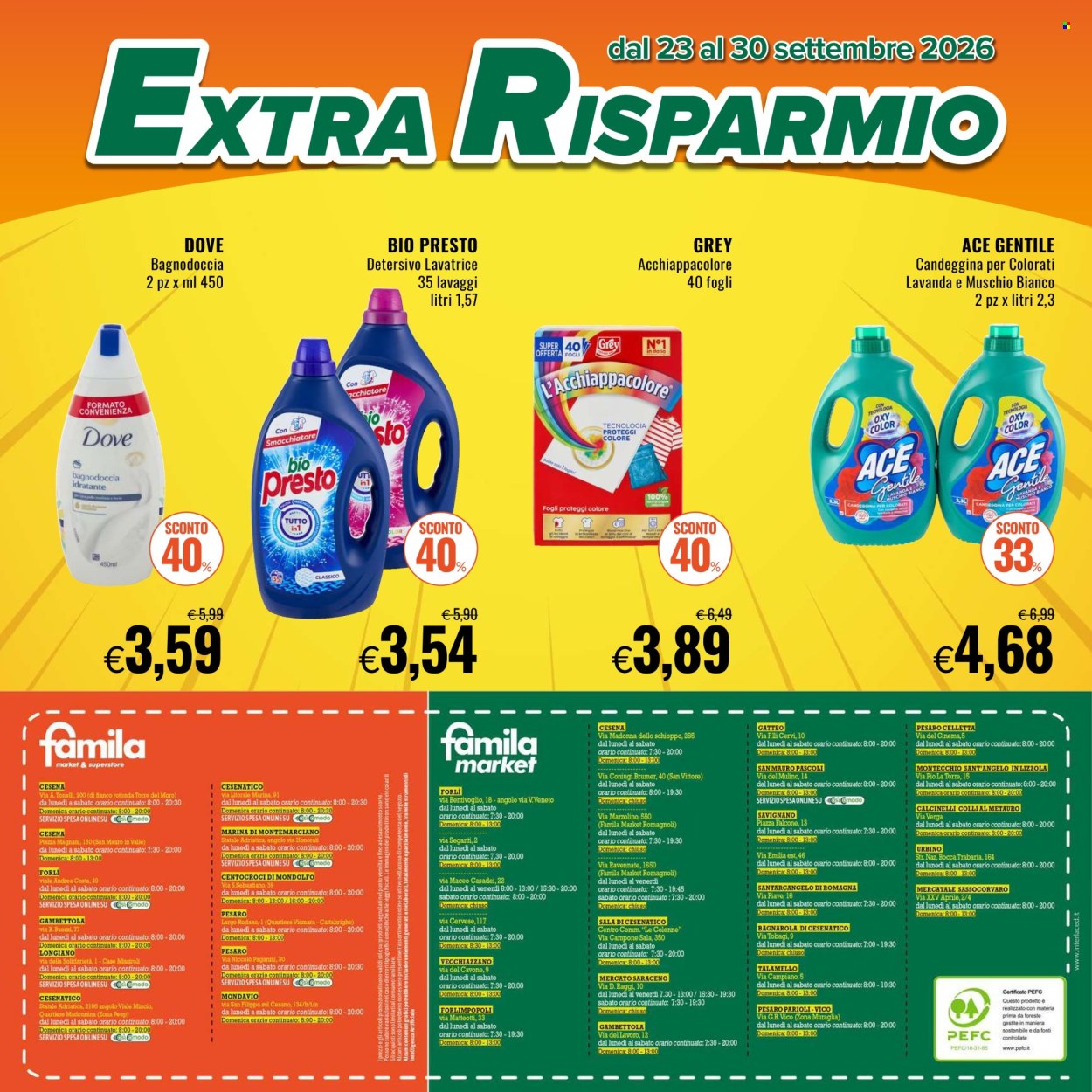 Volantino Famila - 23/9/2026 - 30/9/2026. Pagina 4