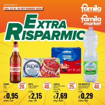 Volantino Famila - 23/9/2026 - 30/9/2026.