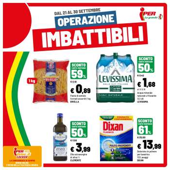 Volantino Iper, La grande i - 21/9/2026 - 30/9/2026.