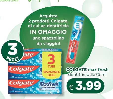 COLGATE max fresh dentifricio 3x75 ml