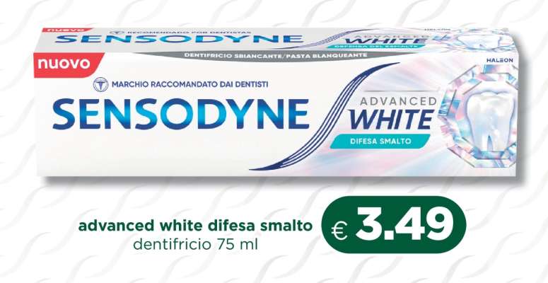 Sensodyne Advanced White Difesa Smalto