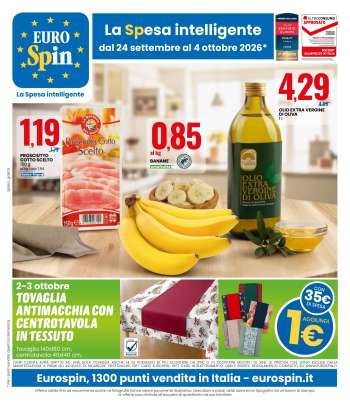 Volantino EuroSpin - 24/9/2026 - 4/10/2026.