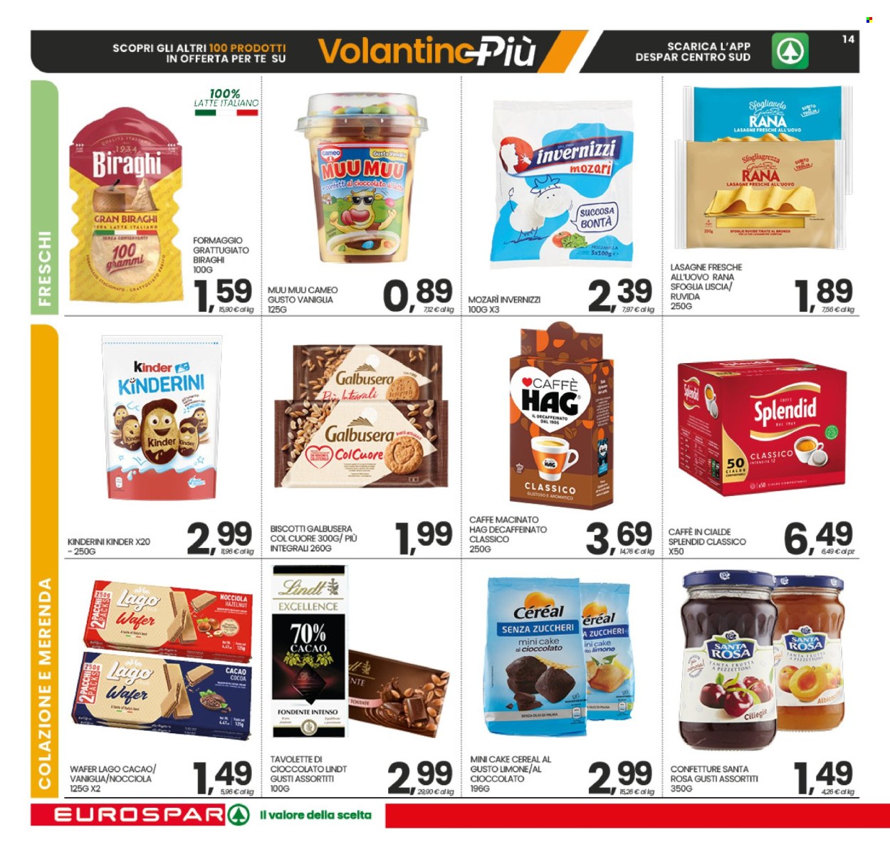 Volantino Eurospar - 21/9/2026 - 26/9/2026. Pagina 14