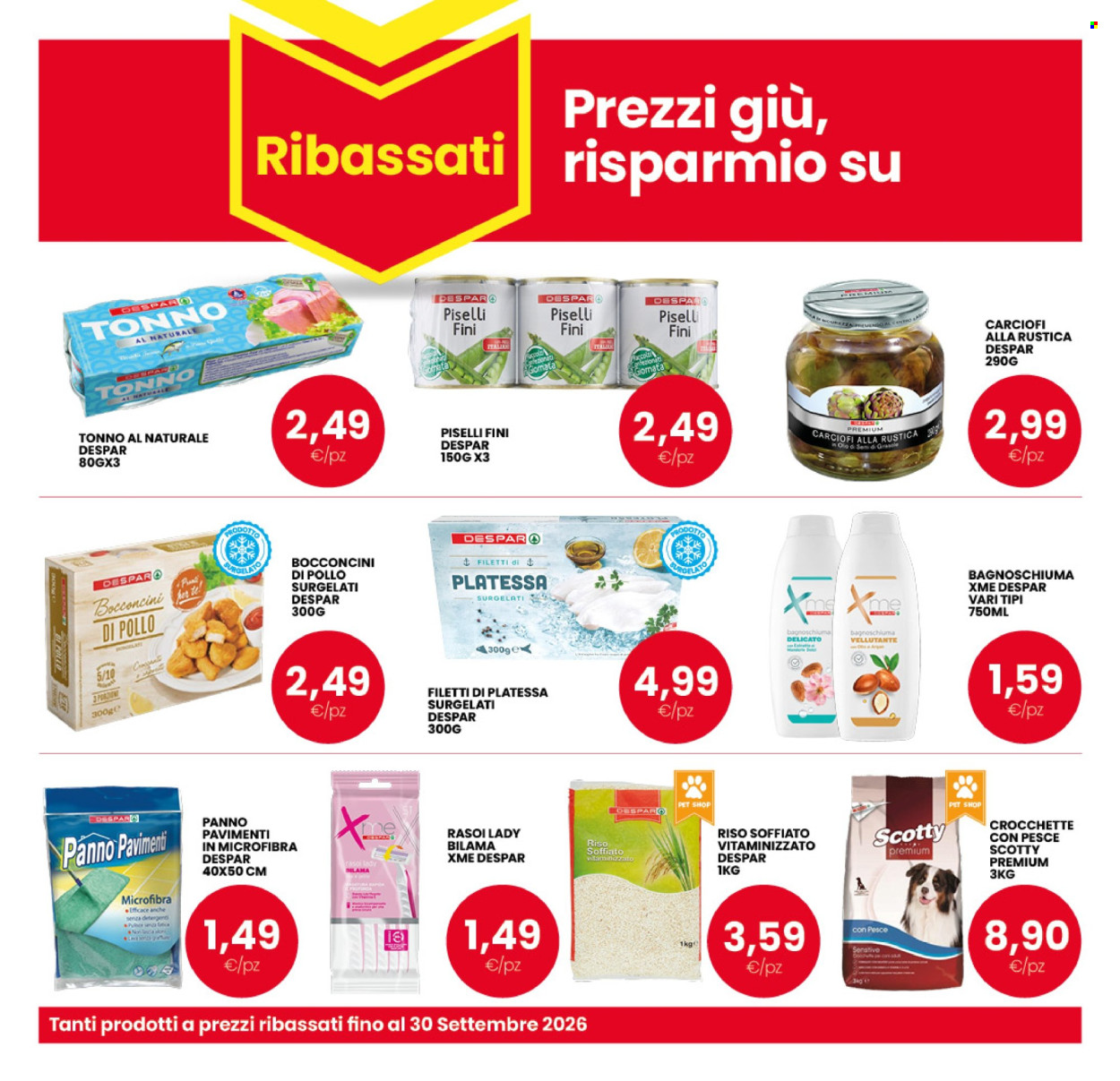 Volantino Eurospar - 21/9/2026 - 26/9/2026. Pagina 26
