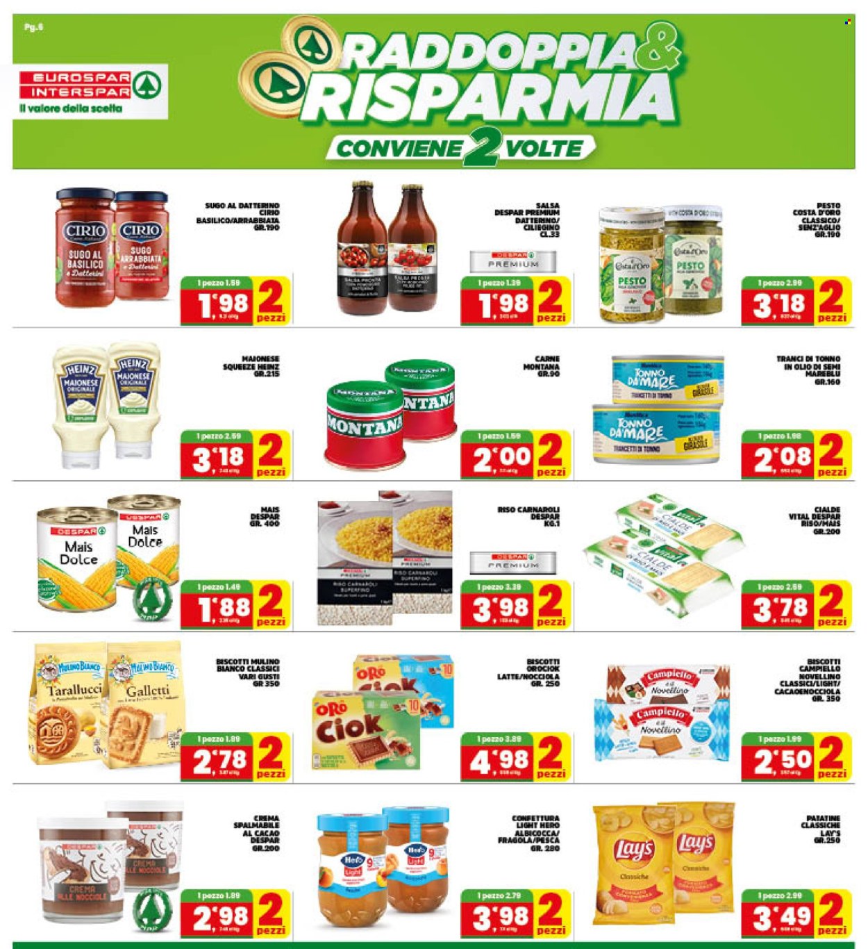 Volantino Eurospar - 21/9/2026 - 1/10/2026. Pagina 6