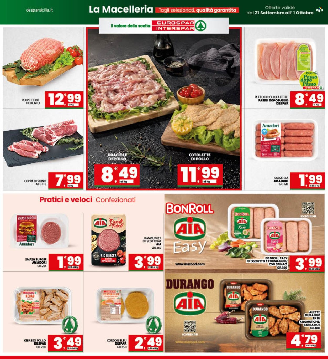 Volantino Eurospar - 21/9/2026 - 1/10/2026. Pagina 9