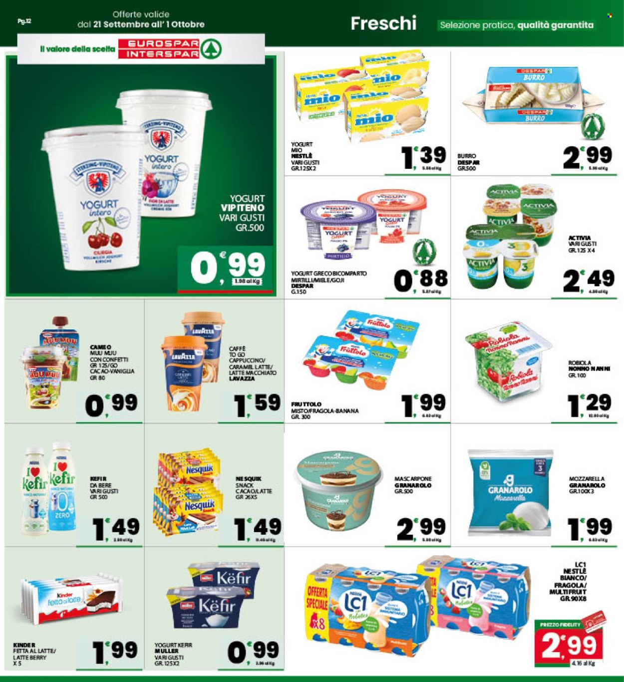 Volantino Eurospar - 21/9/2026 - 1/10/2026. Pagina 12