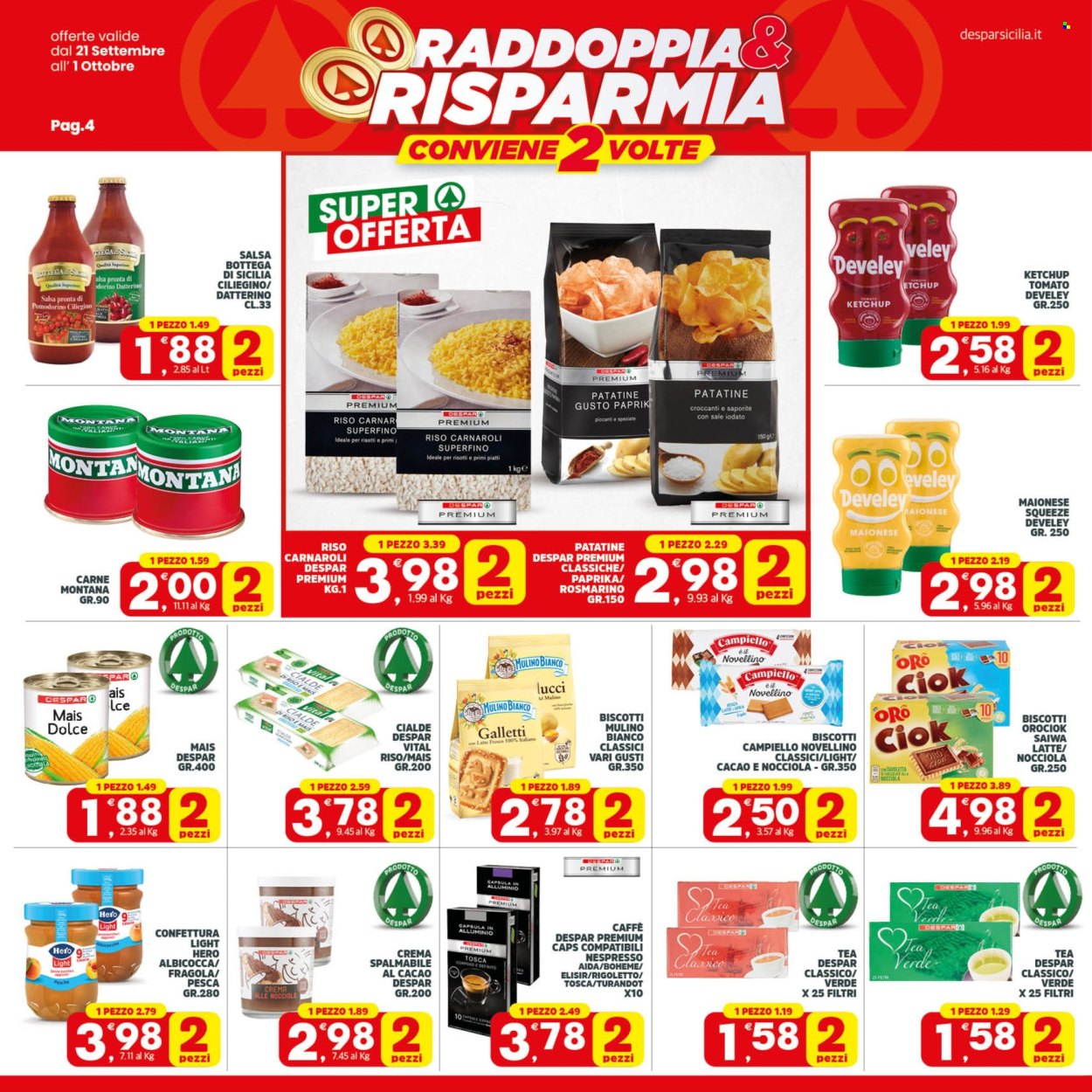 Volantino Despar - 21/9/2026 - 1/10/2026. Pagina 4