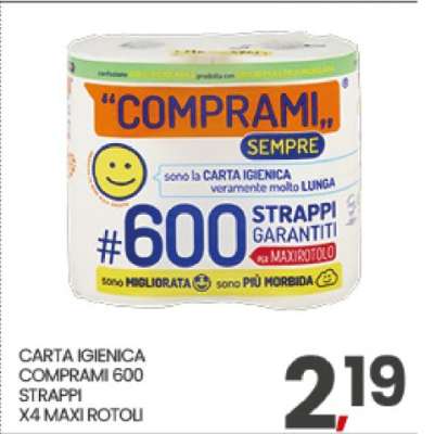 CARTA IGIENICA COMPRAMI 600