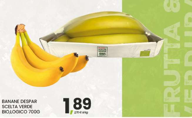 BANANE DESPAR SCELTA VERDE BIO