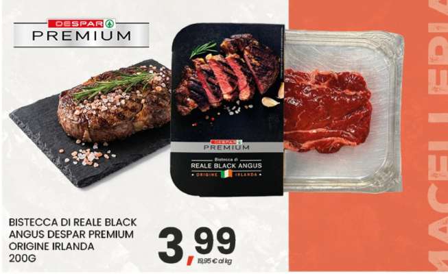 BISTECCA DI REALE BLACK ANGUS DESPAR PREMIUM