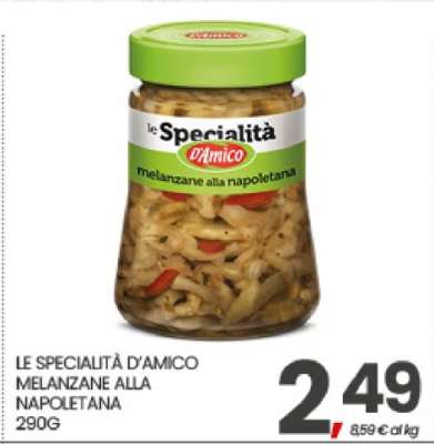 LE SPECIALITÀ D'AMICO MELANZANE ALLA NAPOLETANA