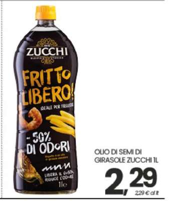 OLIO DI SEMI DI GIRASOLE ZUCCHI 1L