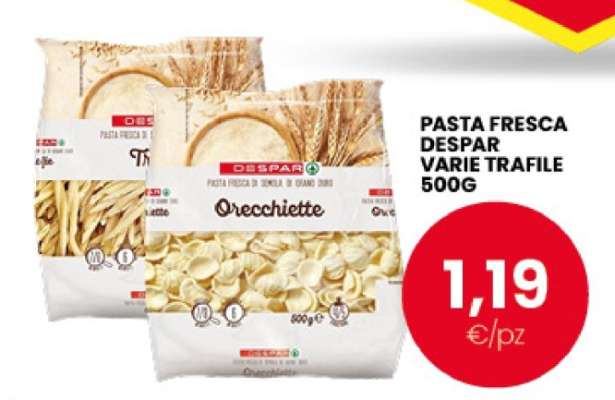 PASTA FRESCA DESPAR VARIE TRAFILE 500G