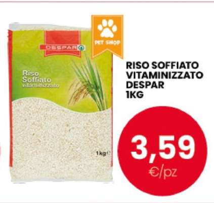 RISO SOFFIATO VITAMINIZZATO DESPAR 1KG