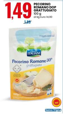 PECORINO ROMANO DOP GRATTUGIATO