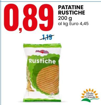 Patatine Rustiche