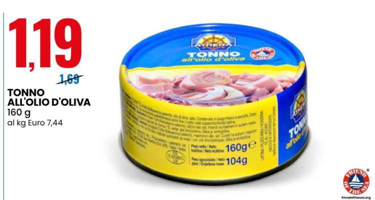 TONNO ALL'OLIO D'OLIVA