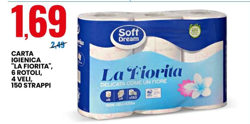 CARTA IGIENICA LA FIORITA