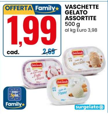 VASCHETTE GELATO ASSORTITE