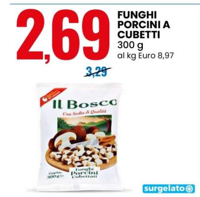 Funghi Porcini A Cubetti