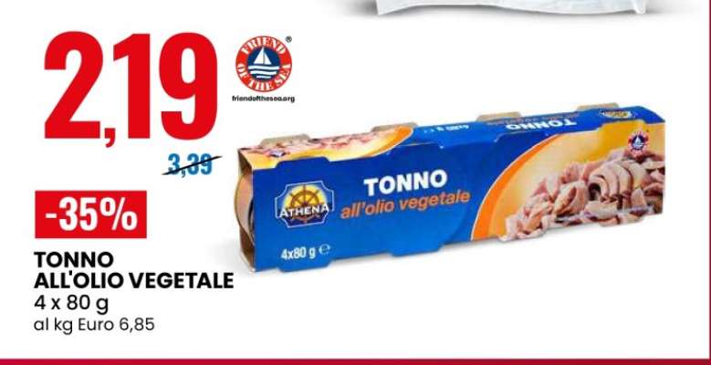 TONNO ALL'OLIO VEGETALE