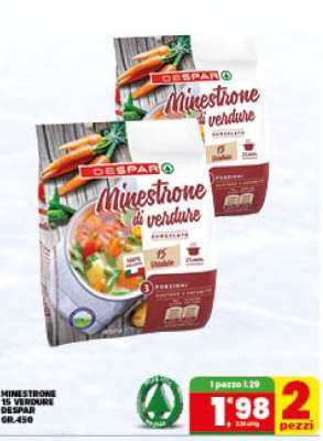 Minestrone 15 verdure DESPAR