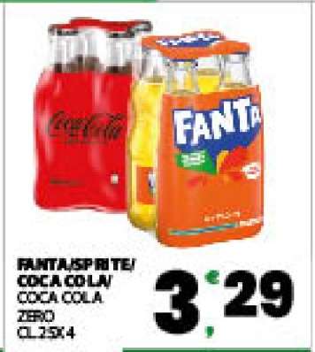 FANTA/SPRITE/COCA COLA/COCA COLA ZERO
