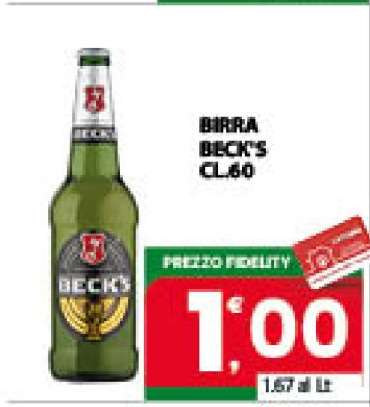 BIRRA BECK'S CL. 60