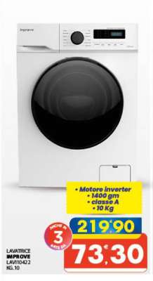 LAVATRICE IMPROVE LAVI10422 KG.10