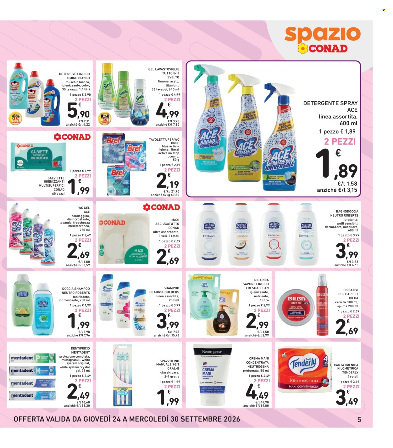 Volantino Spazio Conad - 24/9/2026 - 30/9/2026. Pagina 5