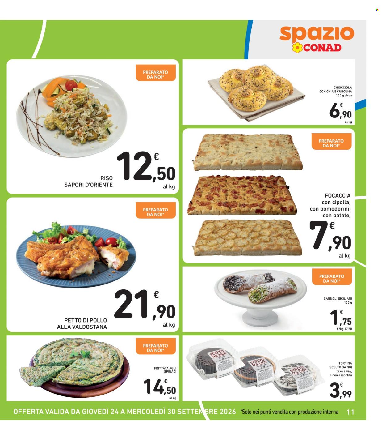 Volantino Spazio Conad - 24/9/2026 - 30/9/2026. Pagina 11