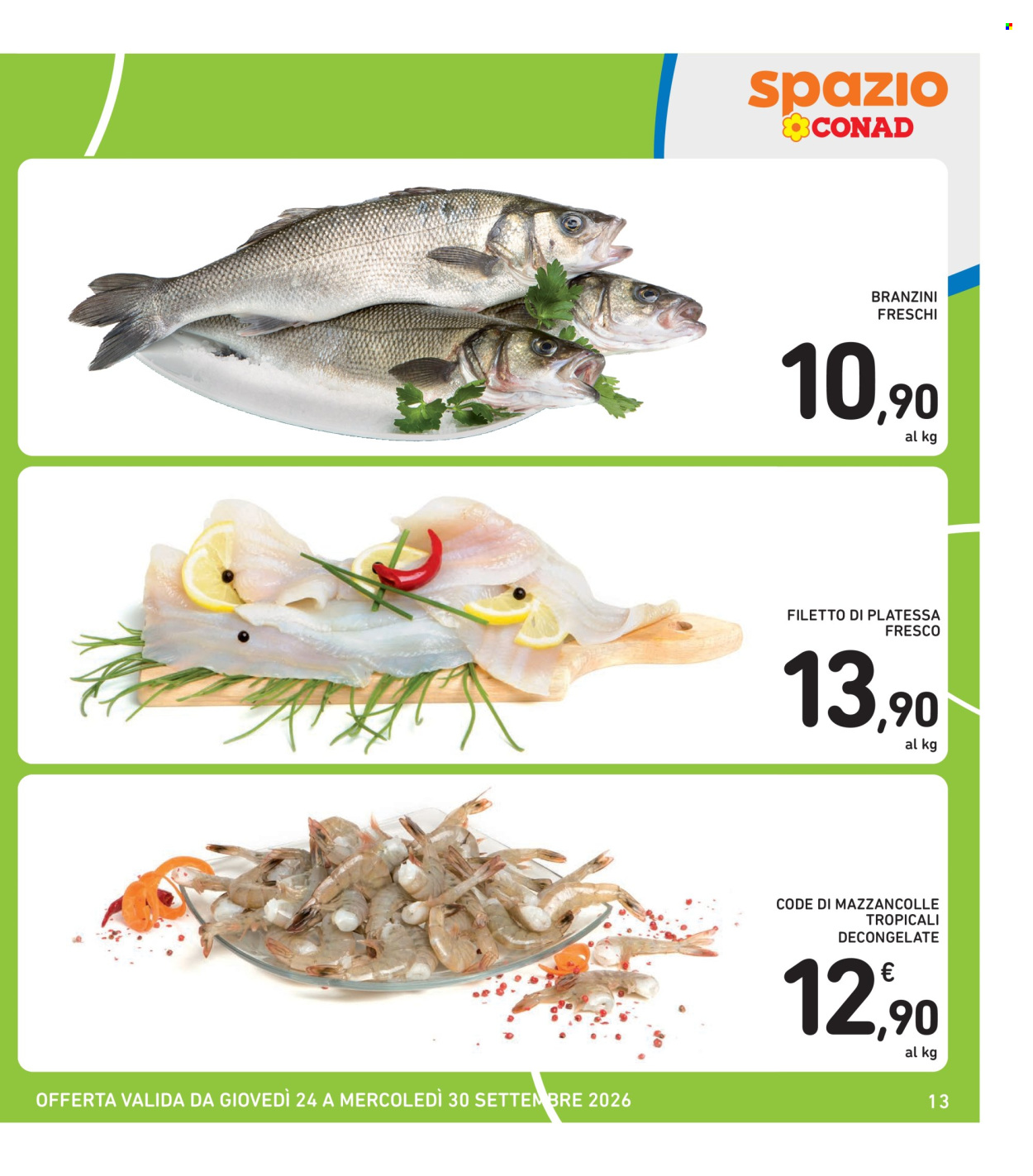 Volantino Spazio Conad - 24/9/2026 - 30/9/2026. Pagina 13