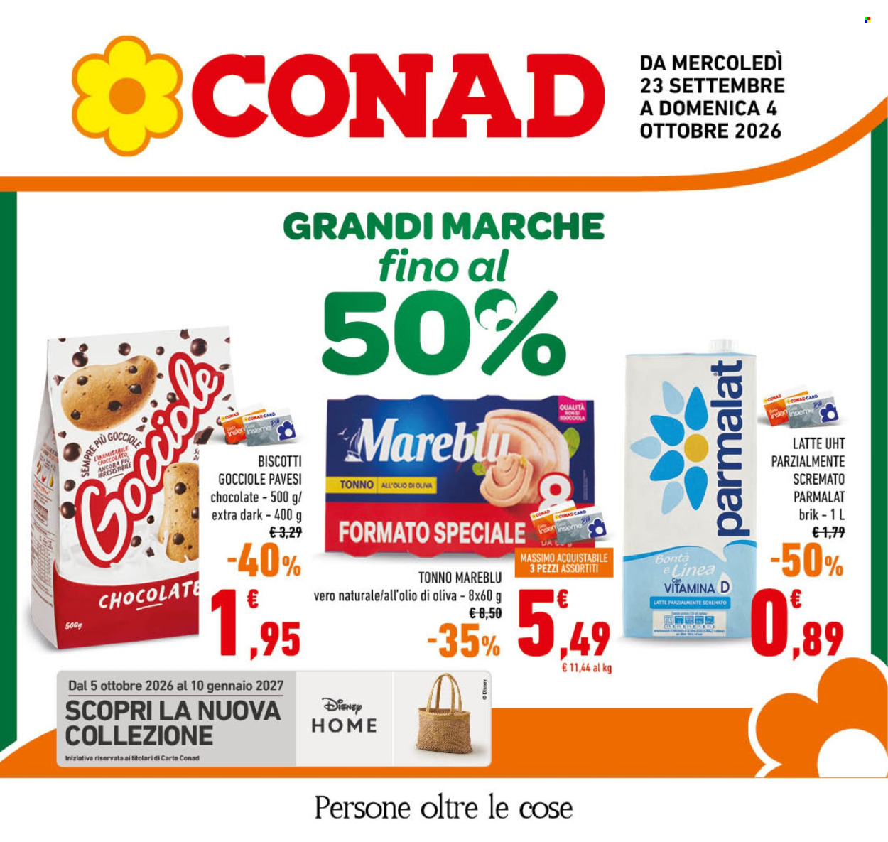 Volantino Conad - 23/9/2026 - 4/10/2026. Pagina 1