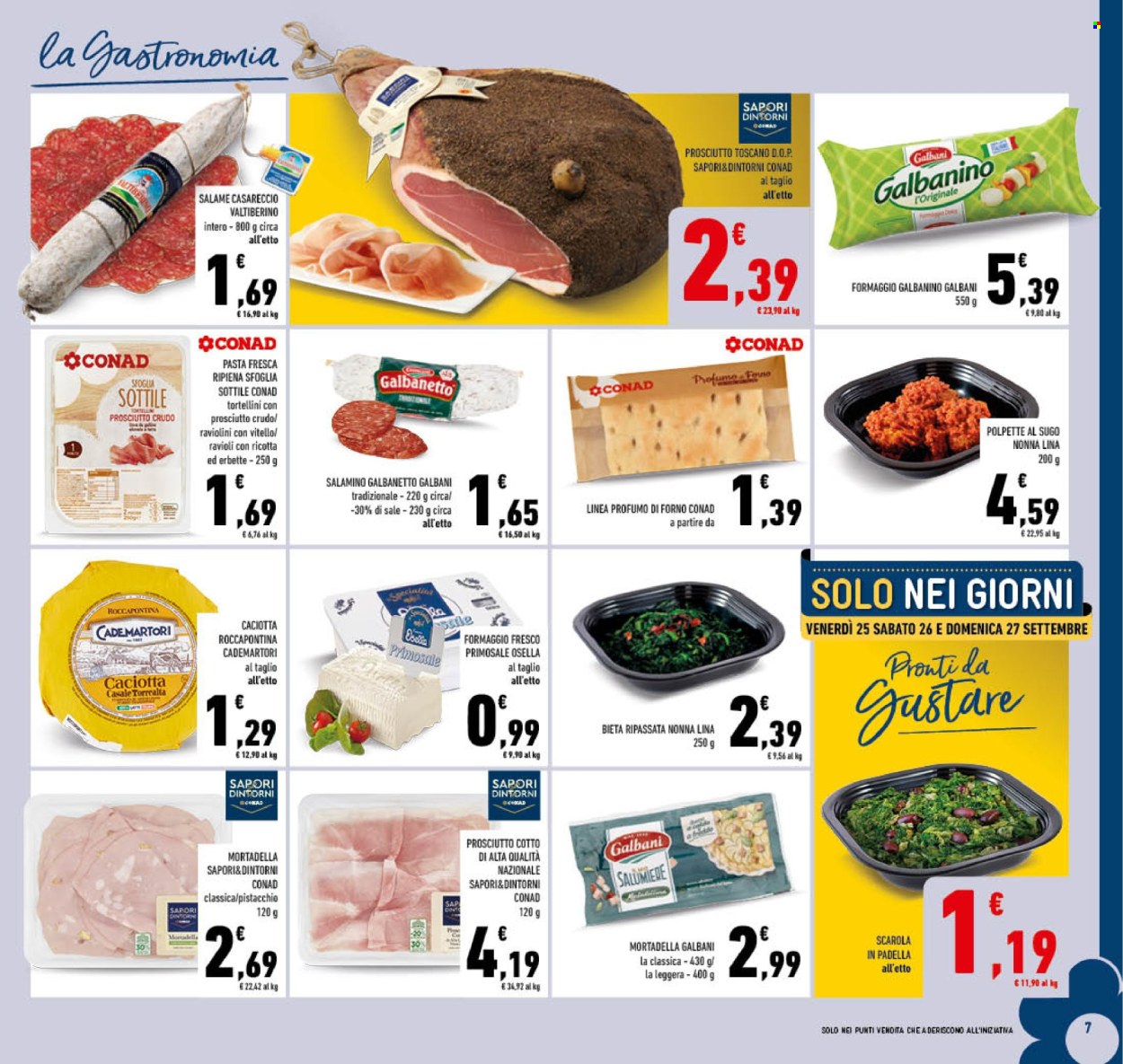 Volantino Conad - 23/9/2026 - 4/10/2026. Pagina 7