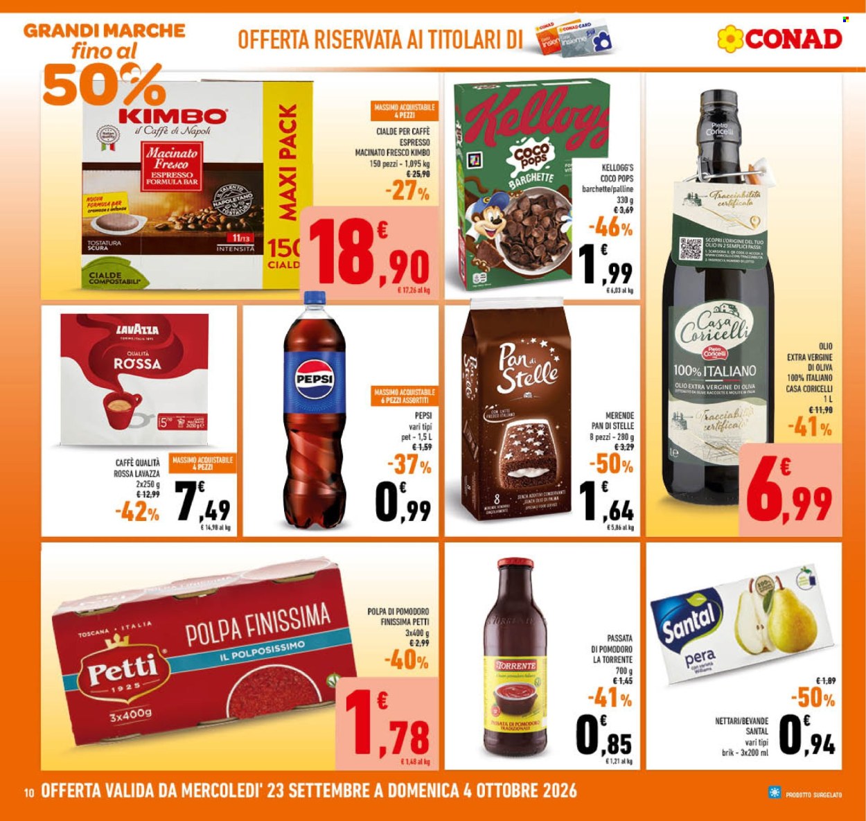 Volantino Conad - 23/9/2026 - 4/10/2026. Pagina 10