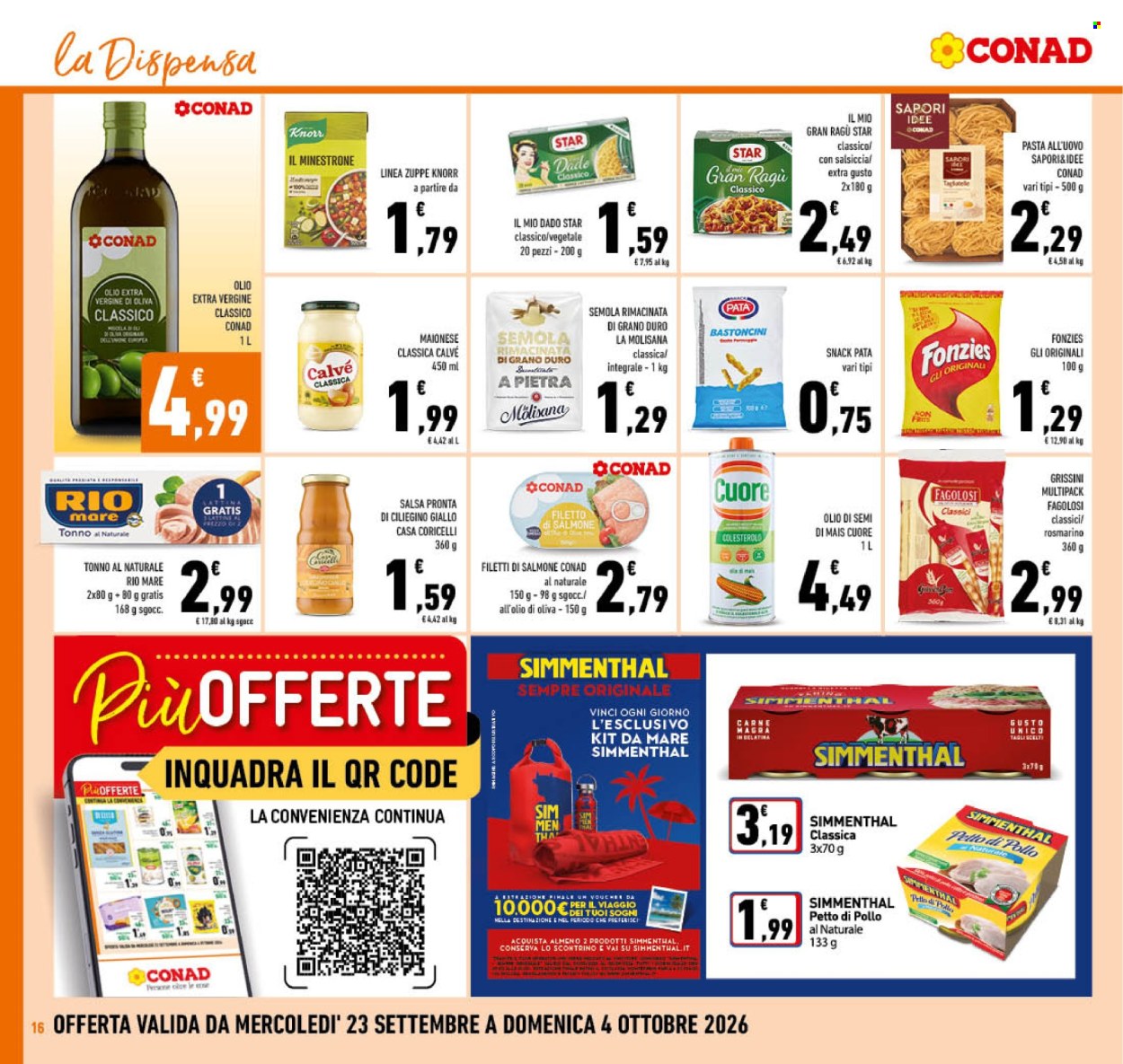 Volantino Conad - 23/9/2026 - 4/10/2026. Pagina 16