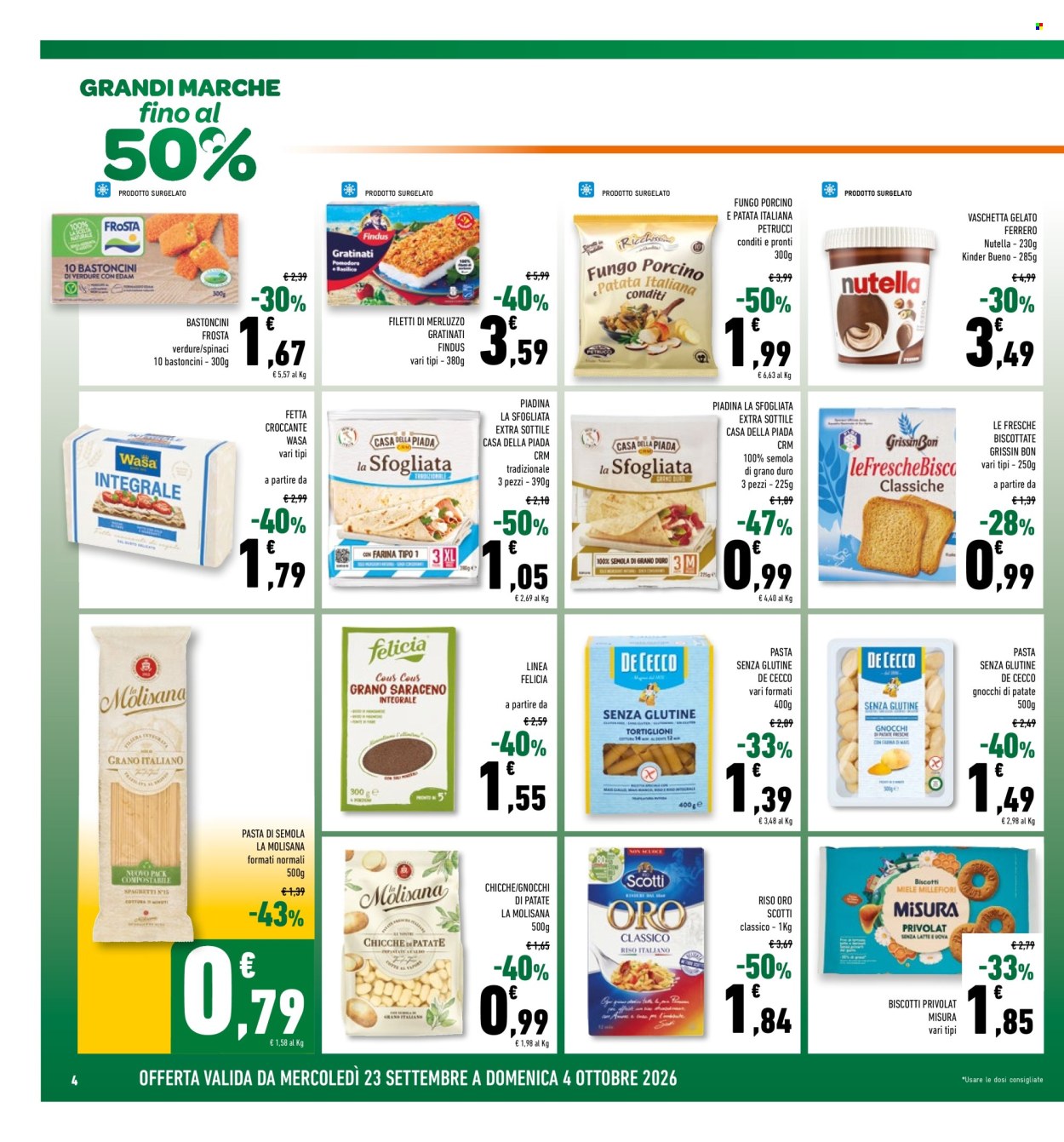 Volantino Conad - 23/9/2026 - 4/10/2026. Pagina 4